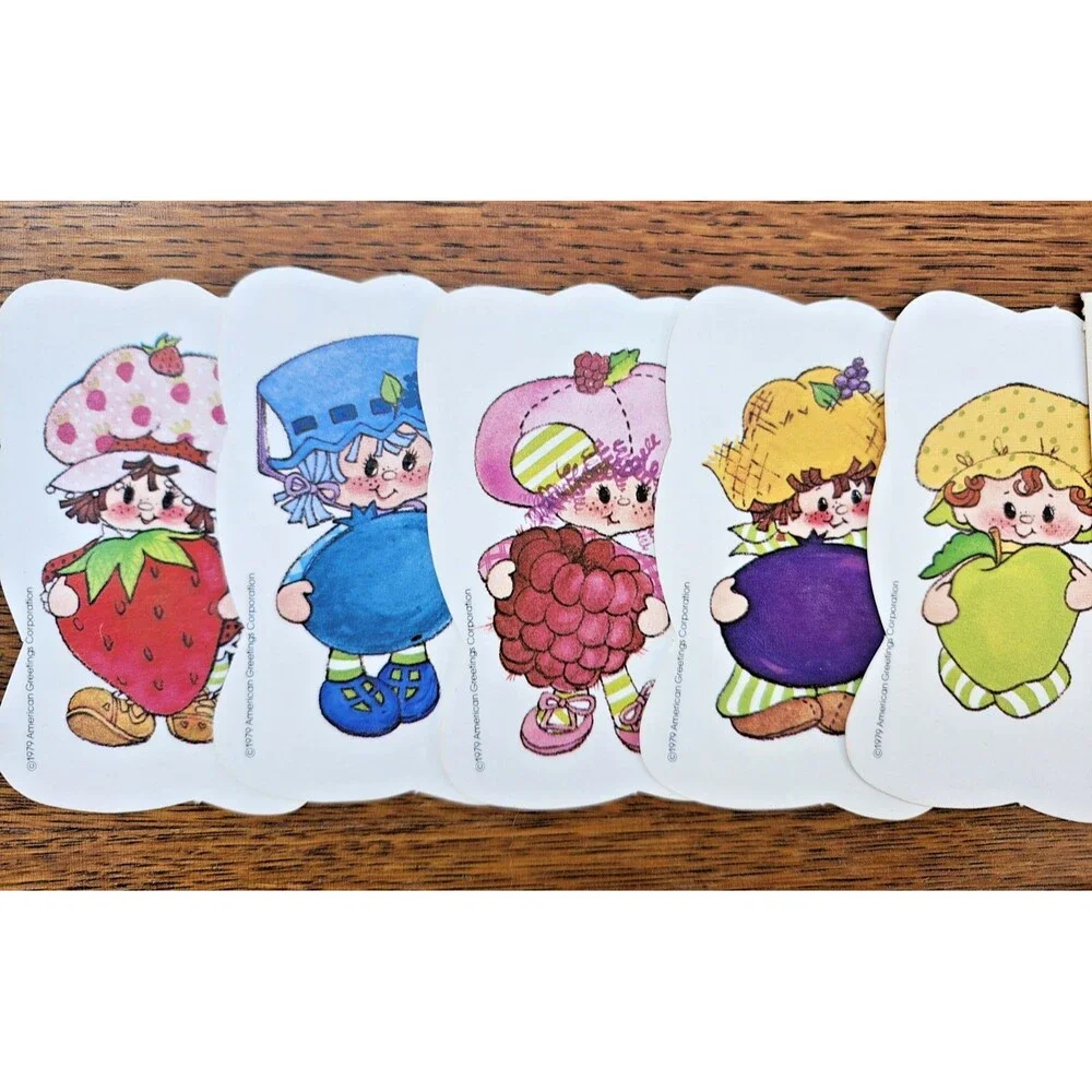 Vintage 1979 Strawberry Shortcake Pick A Berry Card Game Complete Parker Bros